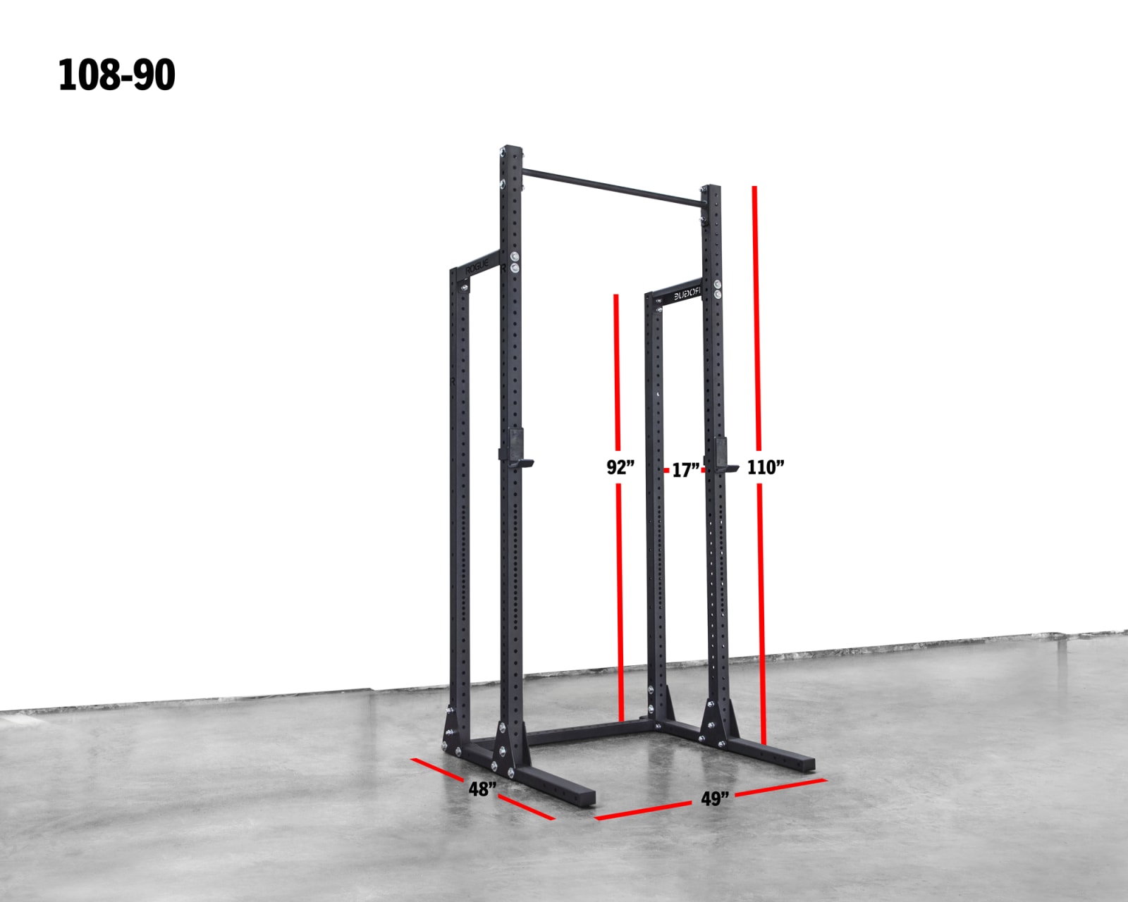 Rogue HR 2 Half Rack Weight Training Monster Lite Unit Rogue
